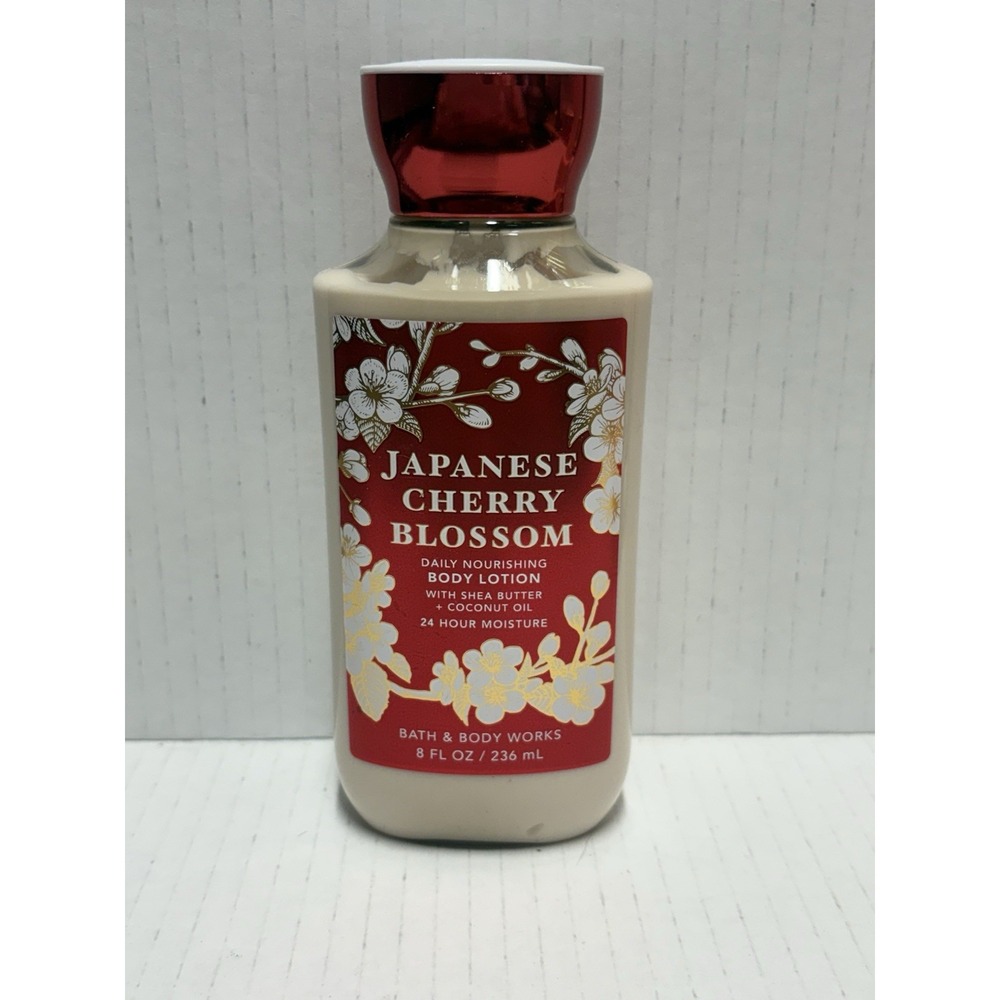 Bath & Body Works Japanese Cherry Blossom Daily Nourishing Body Lotion 8 oz. NEW